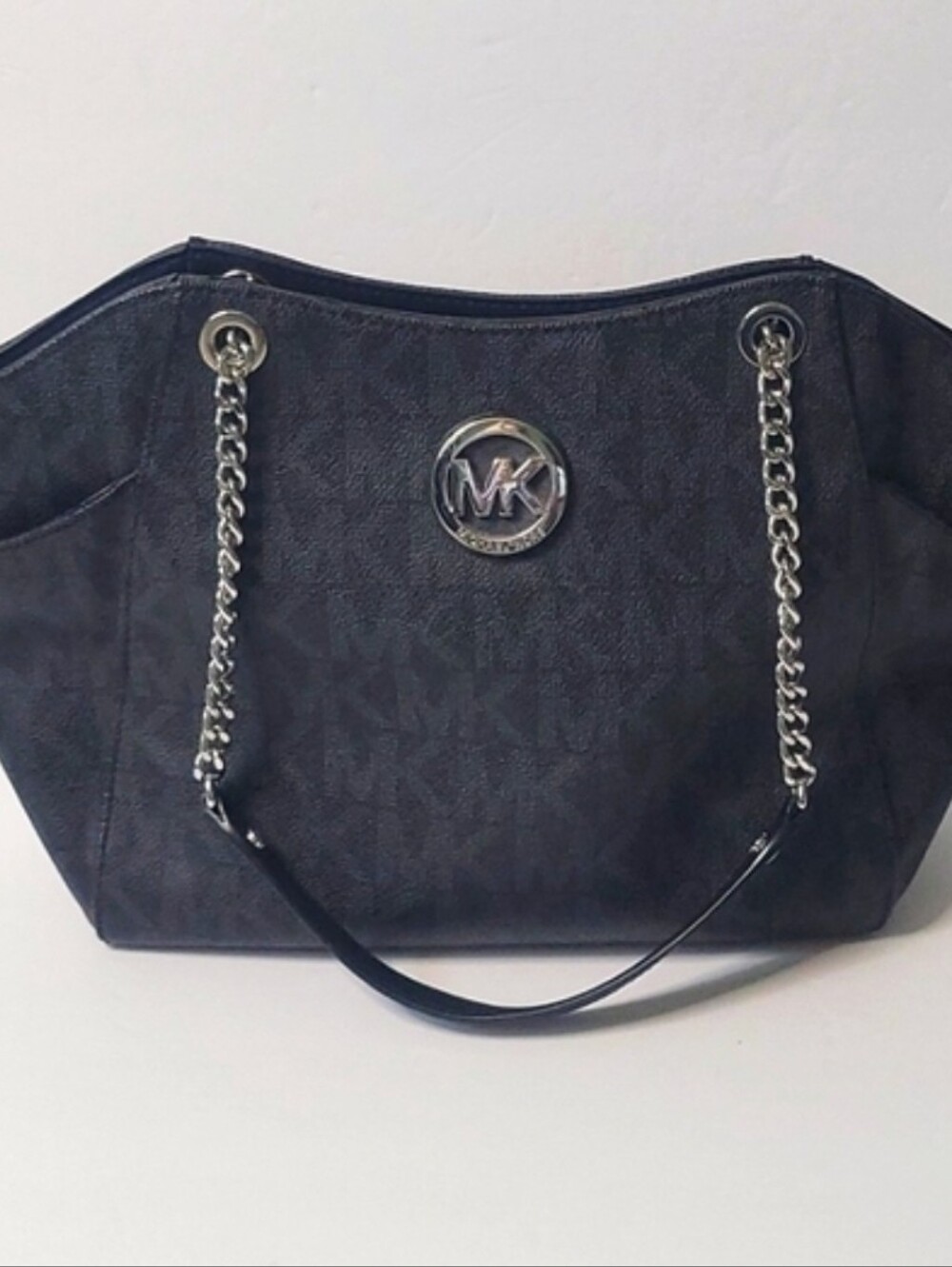 Michael Kors Jet Set Logo Tote Chain Strap
